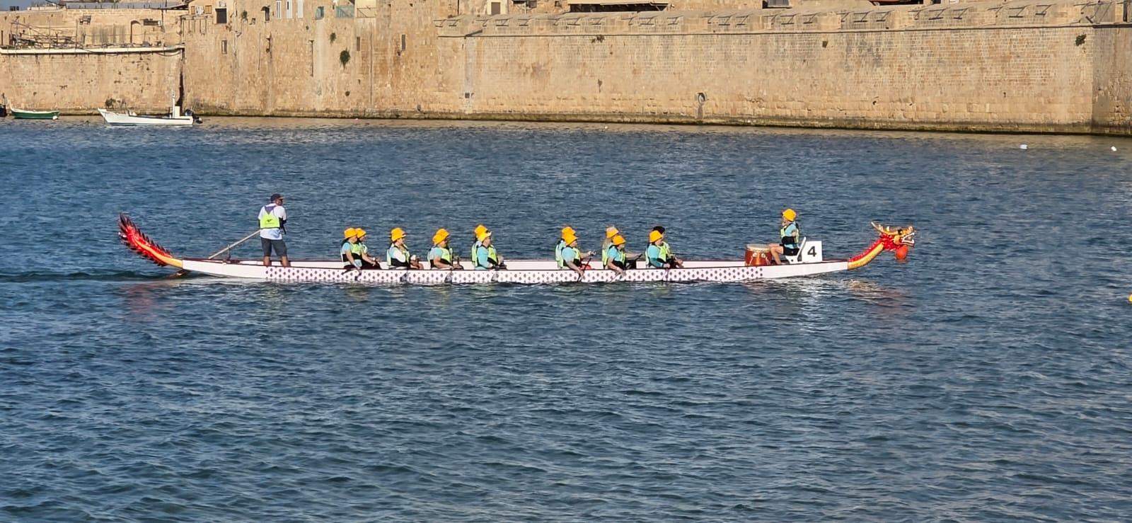مهرجان وبطولة قوارب الدراغون في عكا يجمعان الرياضة والثقافة في يوم استثنائي