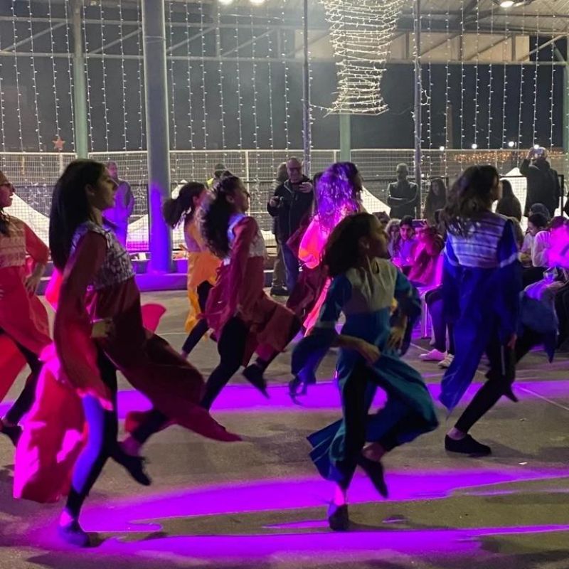 عرض مميز لفرقة عكا للفنون  الاستعراضية التابعة للمراكز الجماهيرية اسوار عكا في ليالي رمضان في ترشيحا.