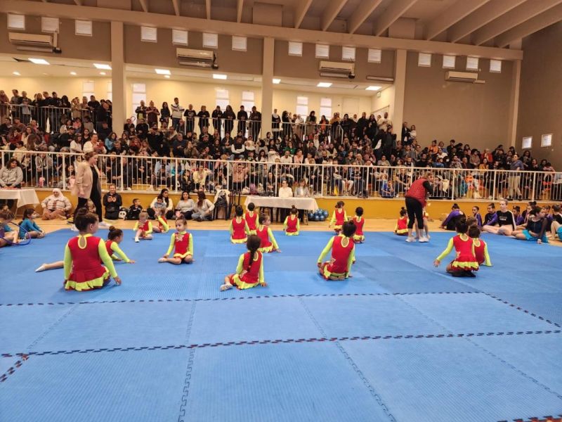 المراكز الجماهيرية أسوار عكا تنظم مسابقة للجمباز بمشاركة 19 فريقًا من بلدان مختلفة.