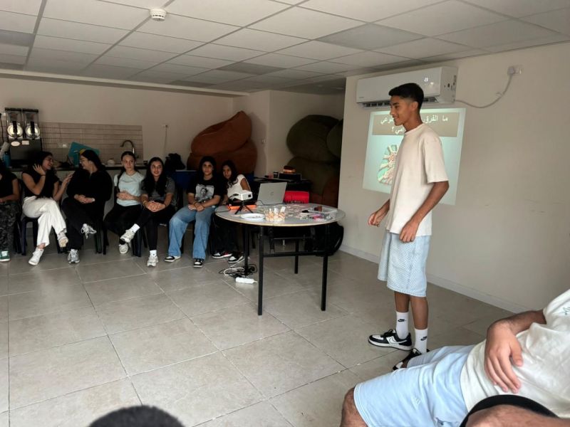ورشة توعوية لشبيبة المراكز الجماهيريّةأسوارعكا حول الابتعاد عن غاز الضحك ومخاطره.