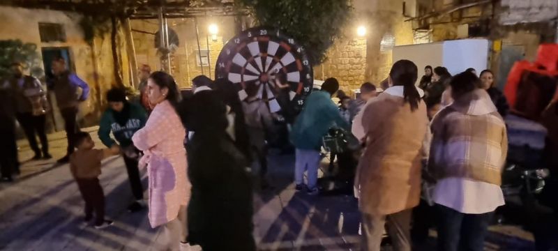 أجواء رمضانية مبهجة وفعاليات رائعة في حي المبلطة بتنظيم المراكز الجماهيرية اسوار عكا.