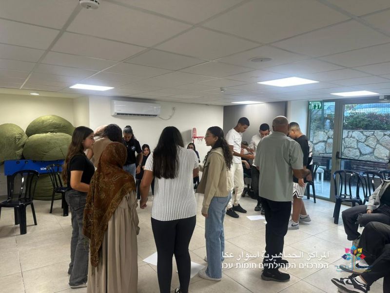 فعالية " كيفية عرض الذات أمام الجمهور " لشبيبة المراكز الجماهيريّة أسوار عكا. فعالية " كيفية عرض الذات أمام الجمهور " لشبيبة المراكز الجماهيريّة أسوار عكا.