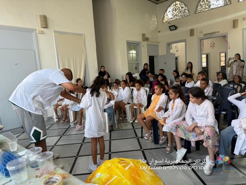 التعرف على مكونات الكرة الأرضية والماء خلال ورشة العالم الصغير، في المركز الجماهيري عبود.