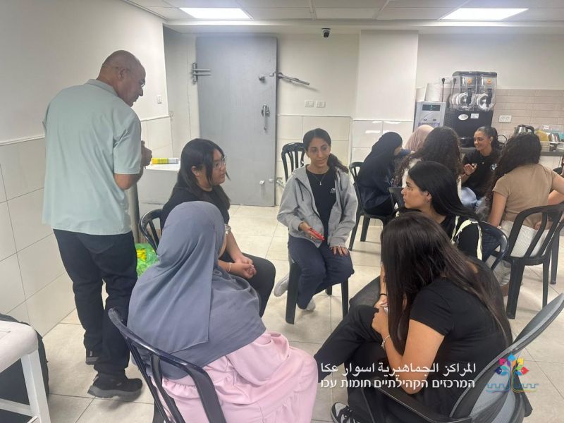 فعالية " كيفية عرض الذات أمام الجمهور " لشبيبة المراكز الجماهيريّة أسوار عكا. فعالية " كيفية عرض الذات أمام الجمهور " لشبيبة المراكز الجماهيريّة أسوار عكا.