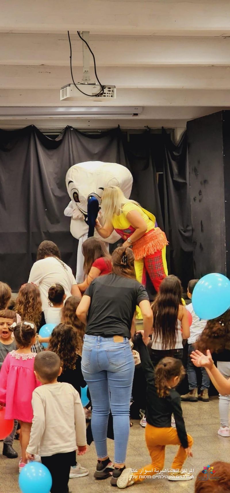 تفاعل أكثر من رائع للأطفال والأهل خلال عرض هايدي هيي في المركز الثقافي.