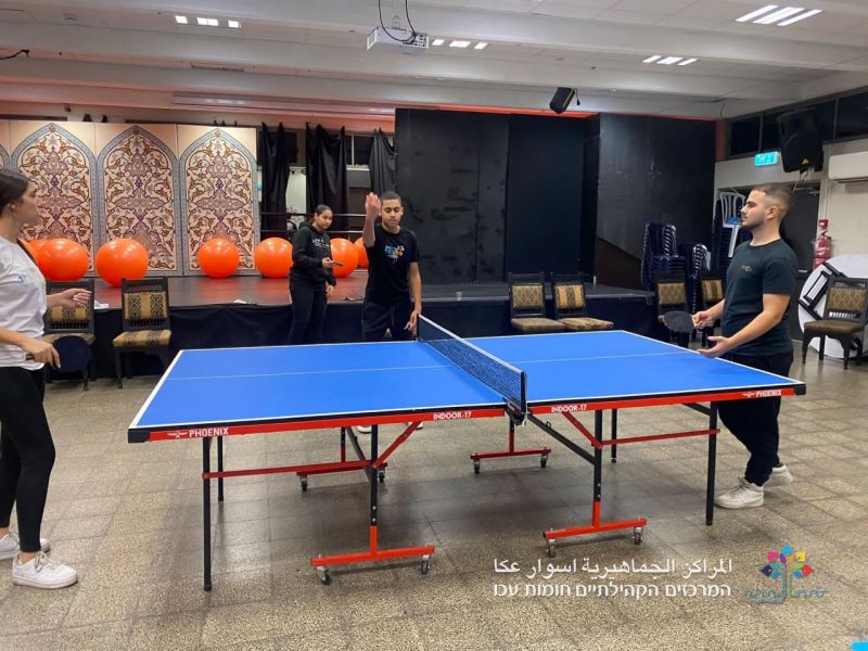 تورنير كرة الطاولة لشبيبة المراكز الجماهيرية أسوار عكا وفوز إيهاب حتحوت بالمرتبة الأولى.